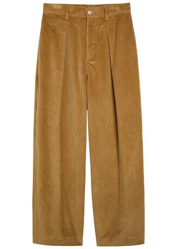 Pleated straight-leg corduroy trousers by JW ANDERSON