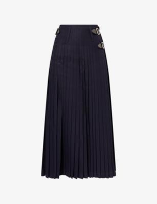 Raw-Edge Belted Wool Kilt by JW ANDERSON
