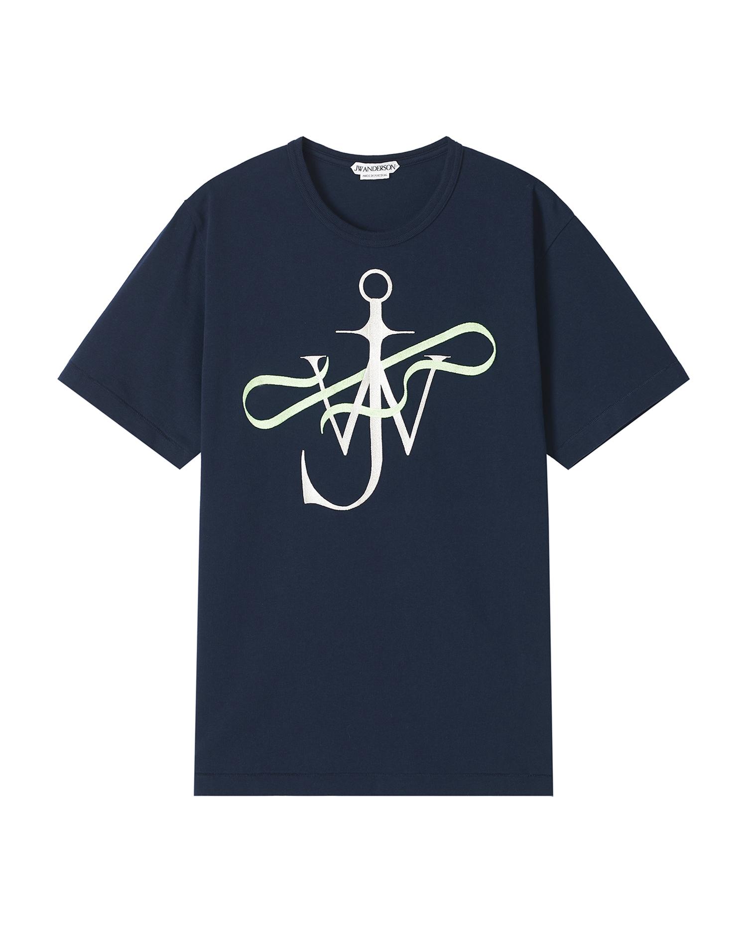 Ribbon Anchor logo tee by JW ANDERSON