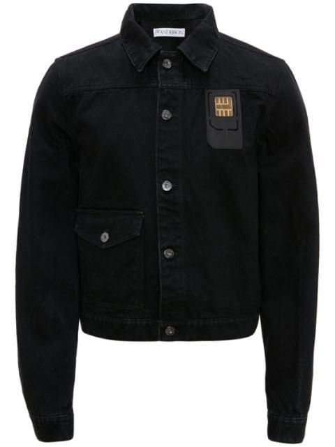 Sim Card cotton trucker jacket by JW ANDERSON