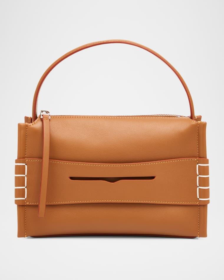 Small Loafer Leather Top-Handle Bag by JW ANDERSON