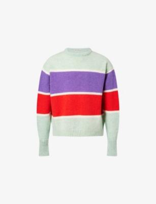 Striped Crewneck Wool Jumper by JW ANDERSON