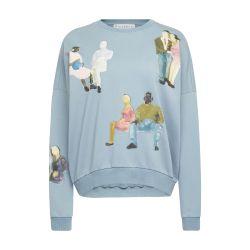 Sweatshirt with all over print by JW ANDERSON