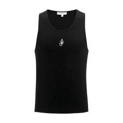 Tank top with anchor logo embroidery by JW ANDERSON