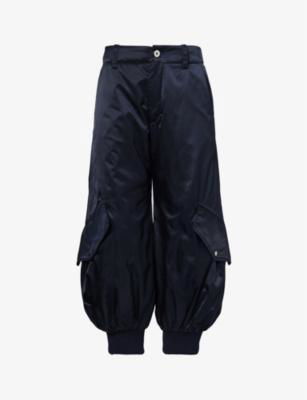 Tapered-leg mid-rise shell trousers by JW ANDERSON
