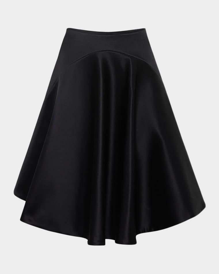 Tipped Hem Satin Skirt by JW ANDERSON