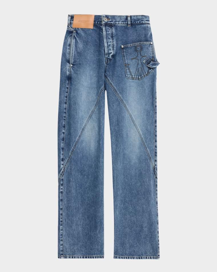 Twisted Straight-Leg Workwear Jeans by JW ANDERSON