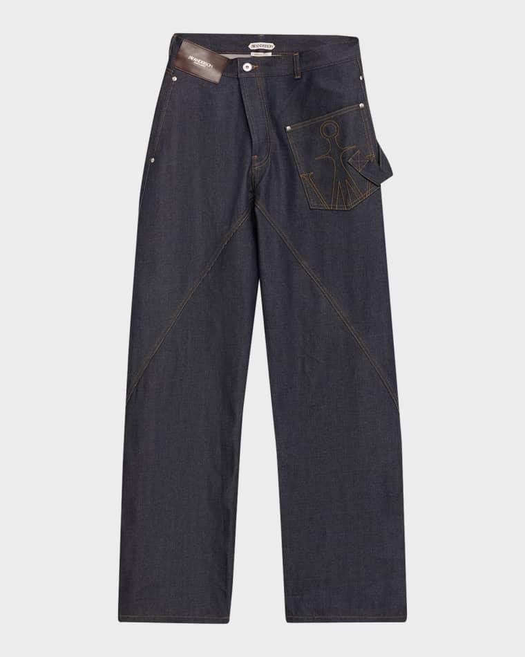 Twisted Straight-Leg Workwear Jeans by JW ANDERSON