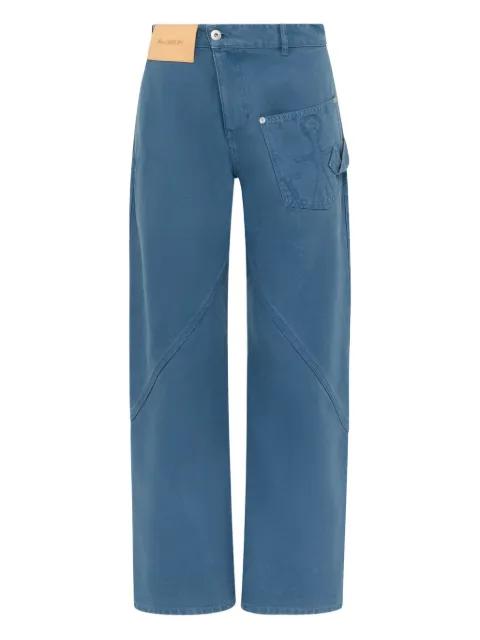 Twisted Workwear anchor-patch trousers by JW ANDERSON