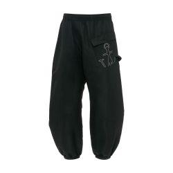 Twisted joggers with anchor logo print by JW ANDERSON