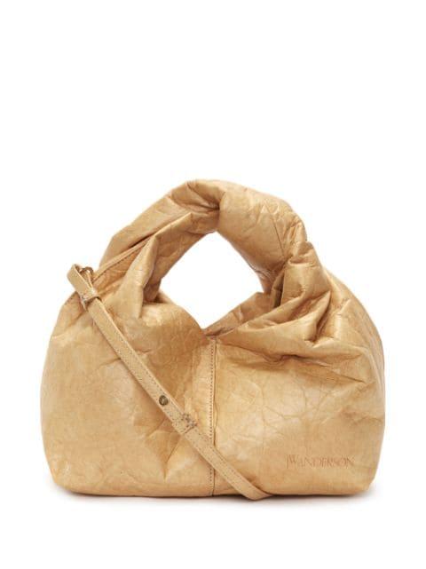 Twister crinkle-finish crossbody bag by JW ANDERSON