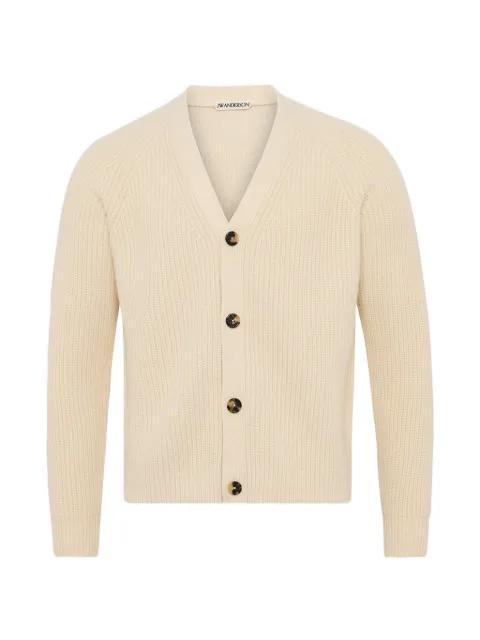 V-neck button-fastening cardigan by JW ANDERSON