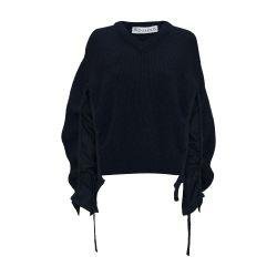 V-neck jumper with curved sleeves by JW ANDERSON