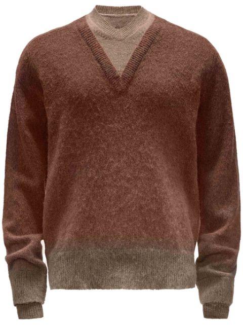 V-neck wool jumper by JW ANDERSON