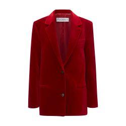 Velvet single breasted jacket by JW ANDERSON