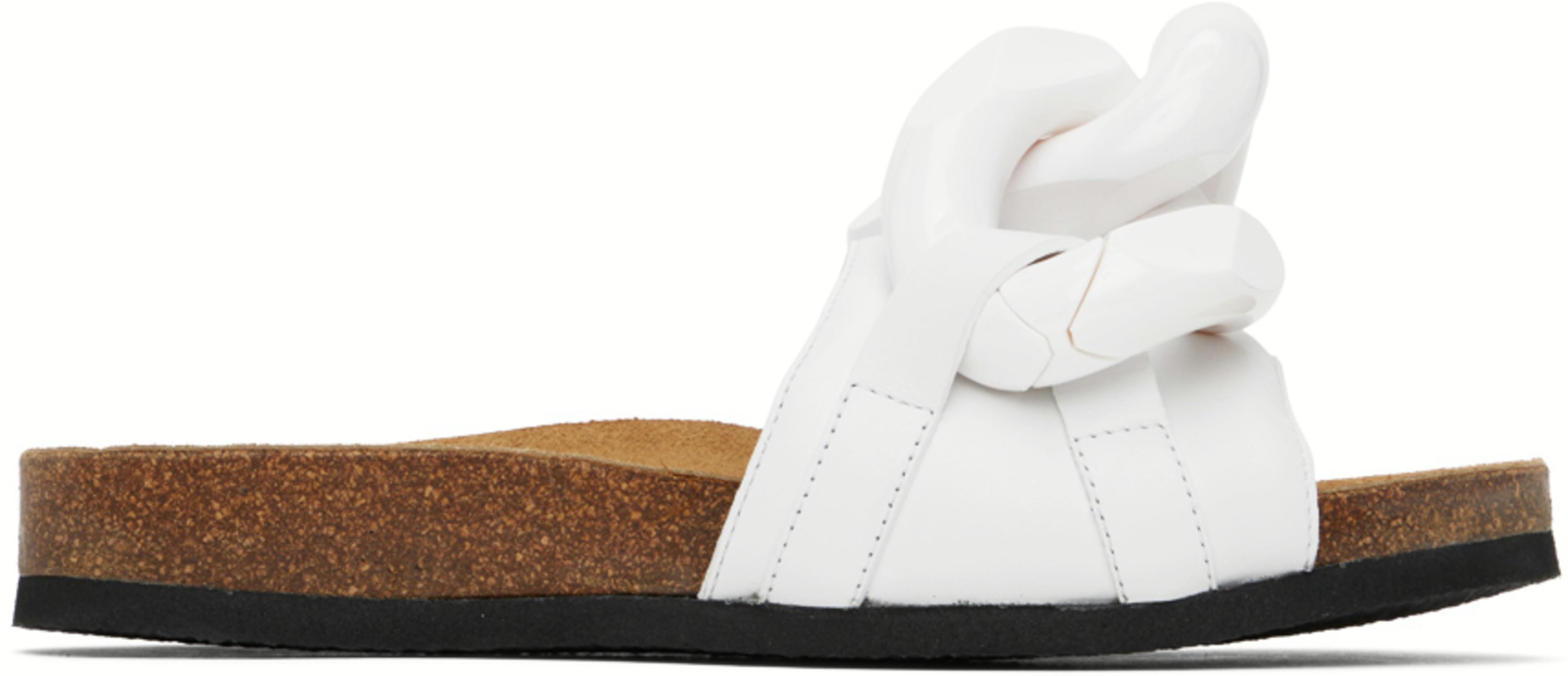 White Chain Slides by JW ANDERSON