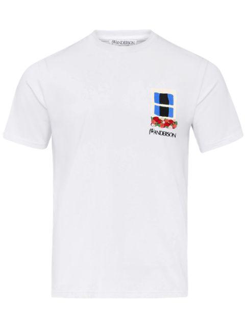 Window-embroidered T-shirt by JW ANDERSON