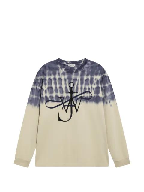 anchor-logo tie-dye sweatshirt by JW ANDERSON