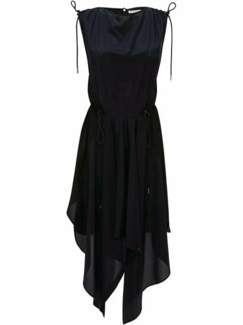 asymmetric-hem midi dress by JW ANDERSON