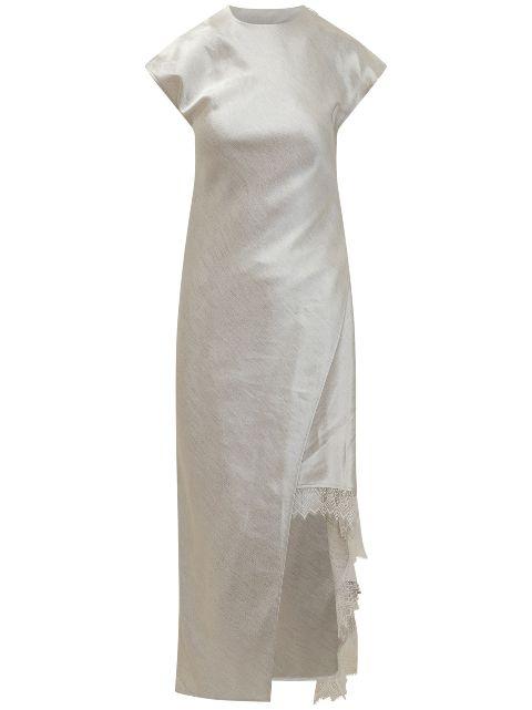 asymmetric layered maxi dress by JW ANDERSON