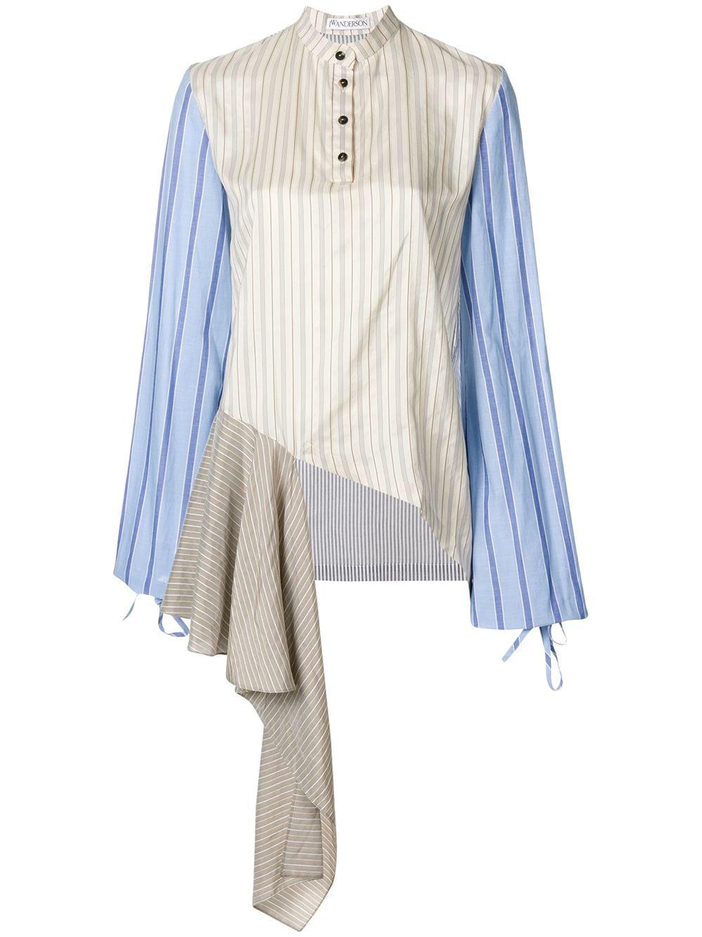 asymmetric ruffle blouse by JW ANDERSON