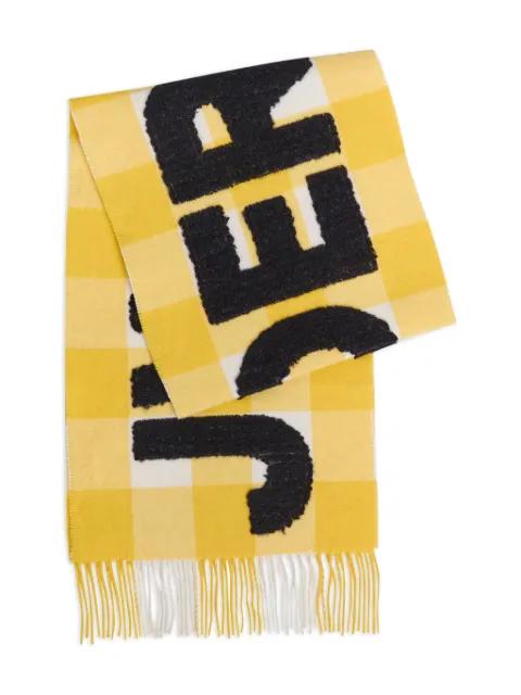 check-pattern scarf by JW ANDERSON