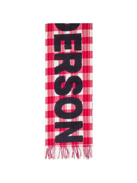 checked scarf by JW ANDERSON