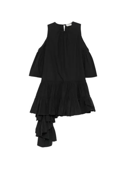 cold-shoulders ruffled asymmetric dress by JW ANDERSON