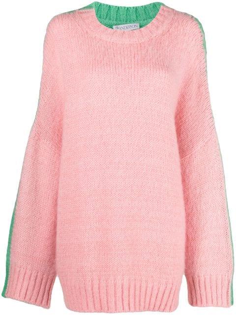 colour-block crew-neck jumper by JW ANDERSON