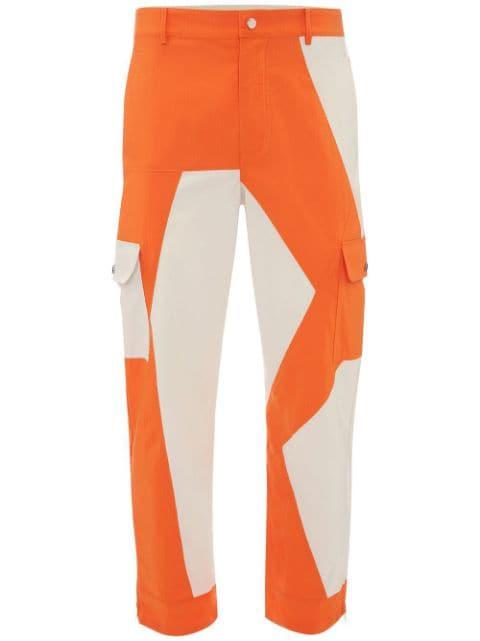 colour-block straight-leg trousers by JW ANDERSON