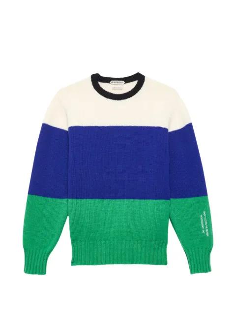 colour-block wool sweater by JW ANDERSON