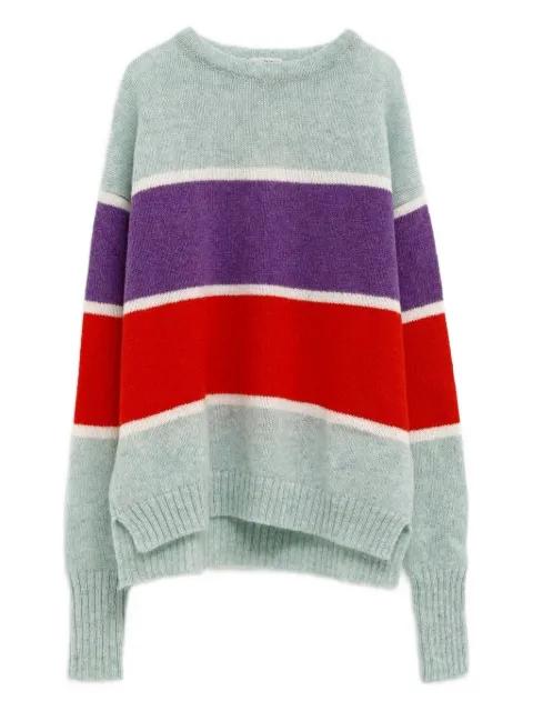 contrast-striped sweater by JW ANDERSON