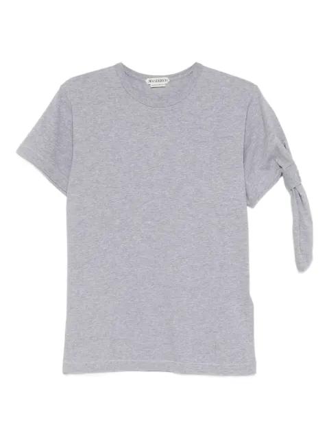 crew-neck knot-detail T-shirt by JW ANDERSON
