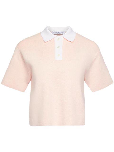 cropped polo shirt by JW ANDERSON