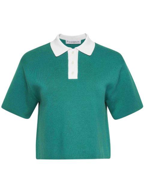 cropped polo shirt by JW ANDERSON