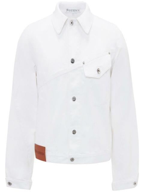 cropped twisted denim jacket by JW ANDERSON