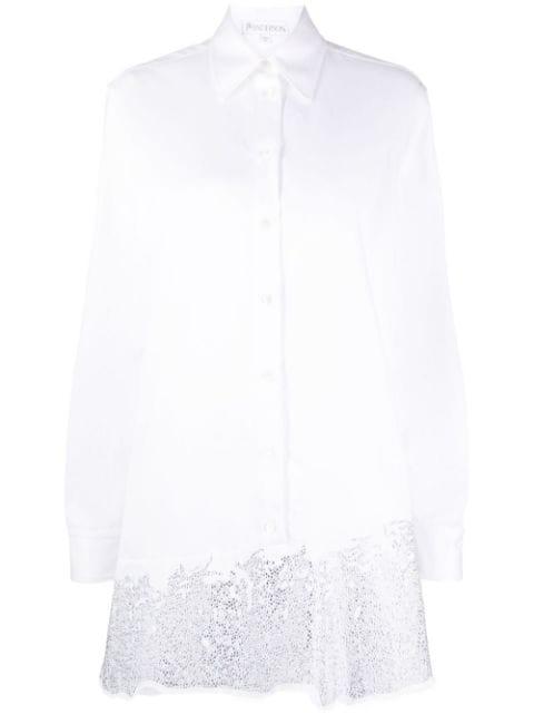 crystal-embellished cotton shirtdress by JW ANDERSON