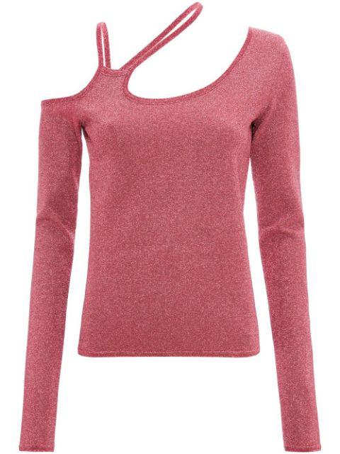 cut-out metallic asymmetric top by JW ANDERSON