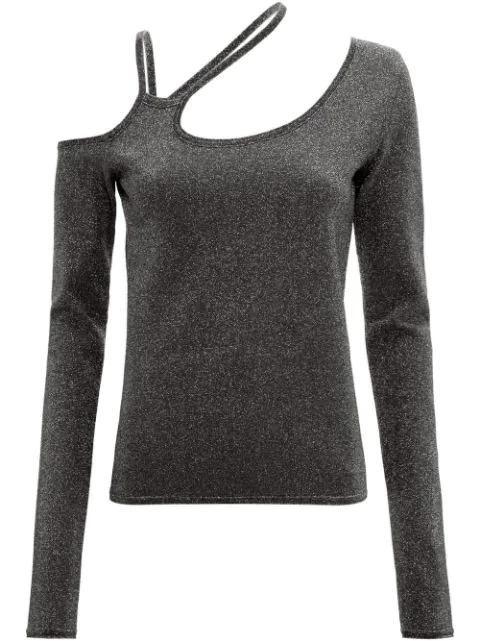 cut-out metallic asymmetric top by JW ANDERSON