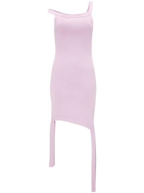 deconstructed knitted mini dress by JW ANDERSON