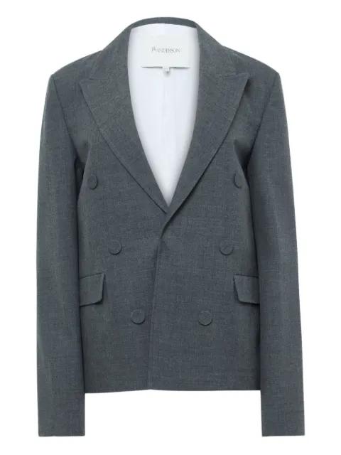 double-breasted wool blazer by JW ANDERSON