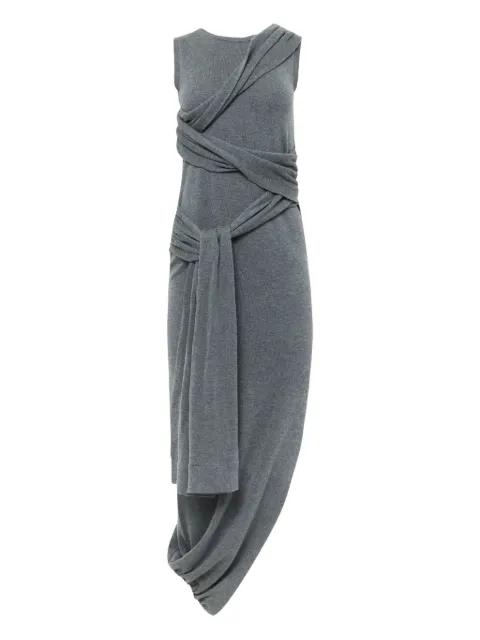 draped tie-waist dress by JW ANDERSON