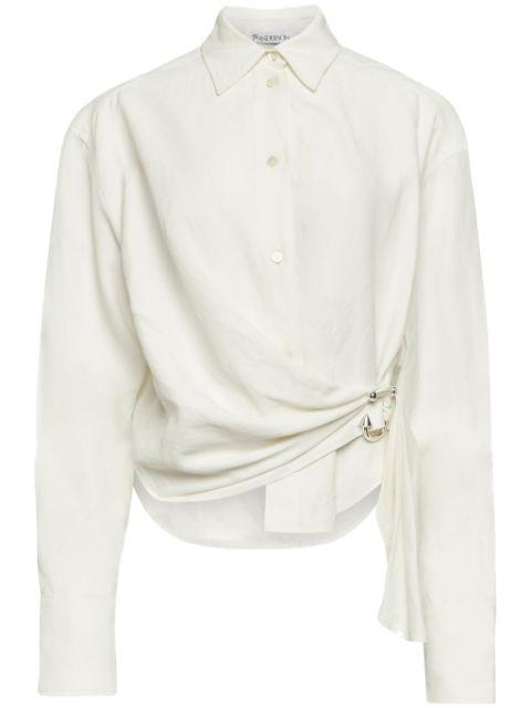 draped twisted shirt by JW ANDERSON