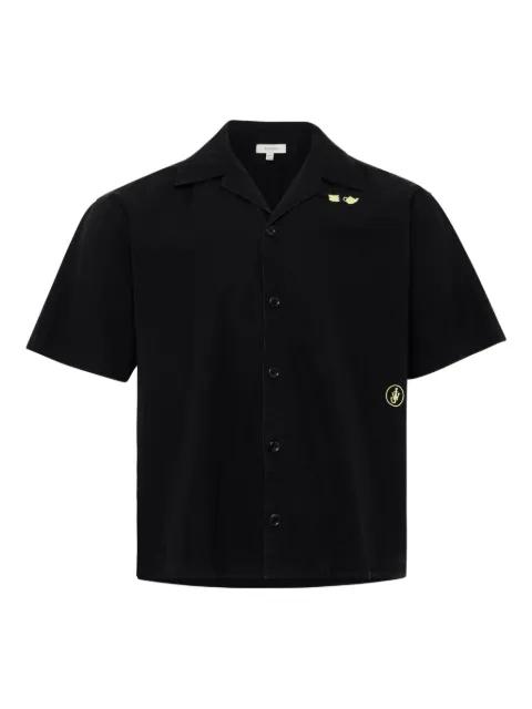 embroidered-detail short-sleeve shirt by JW ANDERSON
