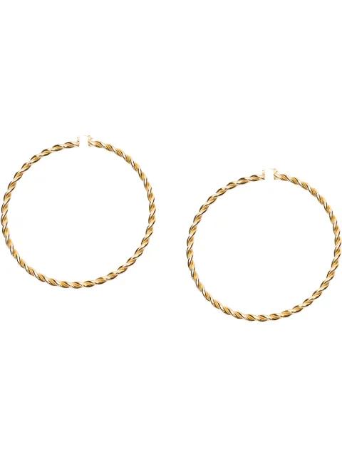 extra large twisted earrings by JW ANDERSON
