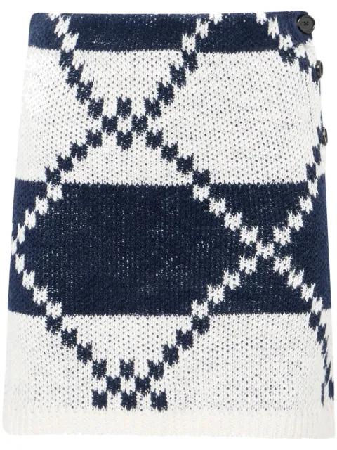 fair isle-knit mini skirt by JW ANDERSON