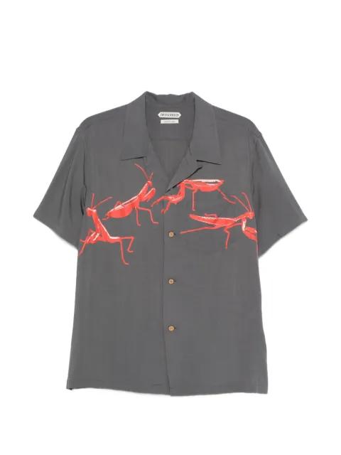 graphic-print chest-pocket shirt by JW ANDERSON