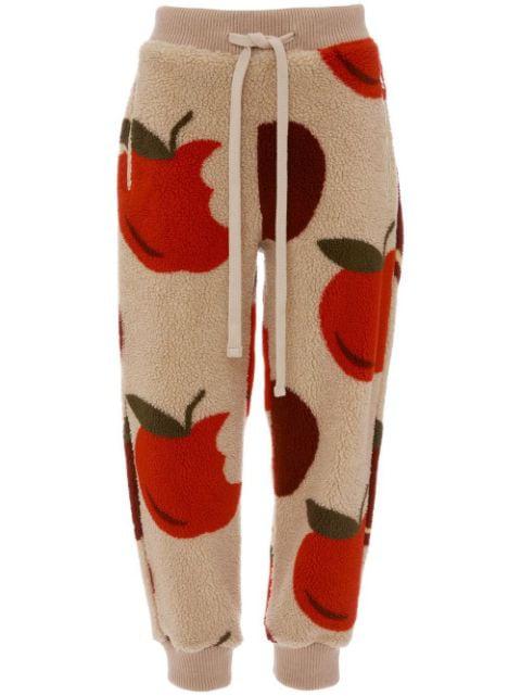 graphic-print tapered-leg track pants by JW ANDERSON