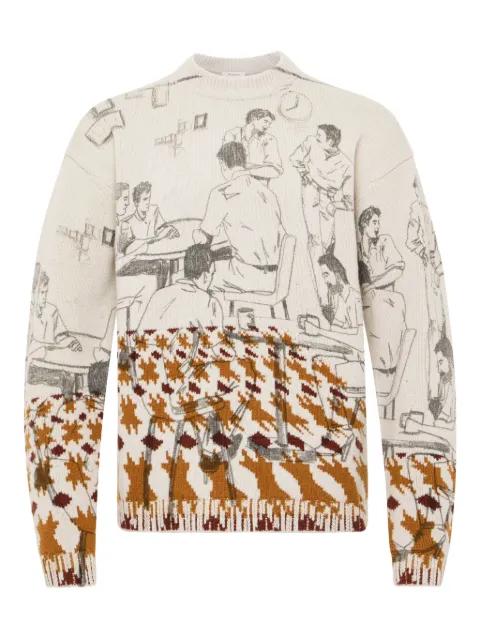 illustration-pattern jumper by JW ANDERSON