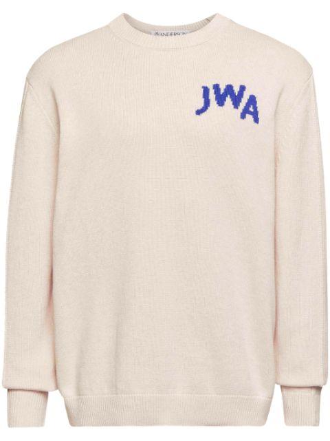 intarsia logo jumper by JW ANDERSON
